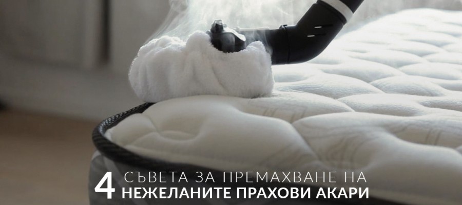 4 съвета за премахване на нежеланите прахови акари